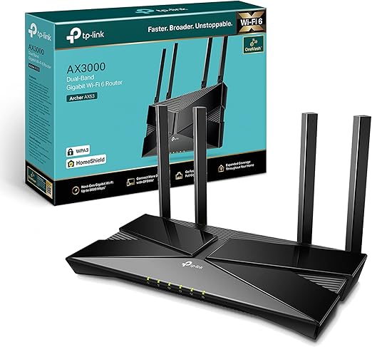 TP-Link Archer AX53 AX3000 gamingstoreuae TP-Link Archer AX53 AX3000 gamingstoreuae
